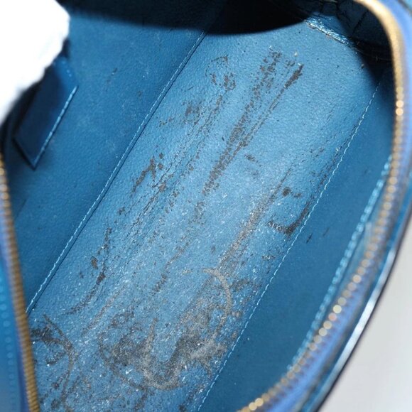 LOUIS VUITTON Epi Dauphine GM Pouch Blue M48435 LV Auth 69549 - Picture 11 of 16